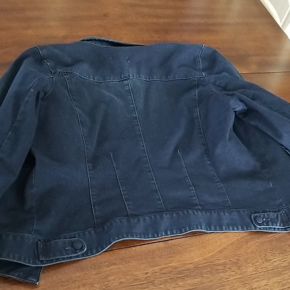 Gap navy blue button up denim jacket - Picture 8 of 10